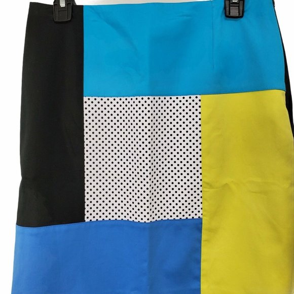 Per Se Dresses & Skirts - Per Se Color Block Knee Length Lined Pencil Skirt
